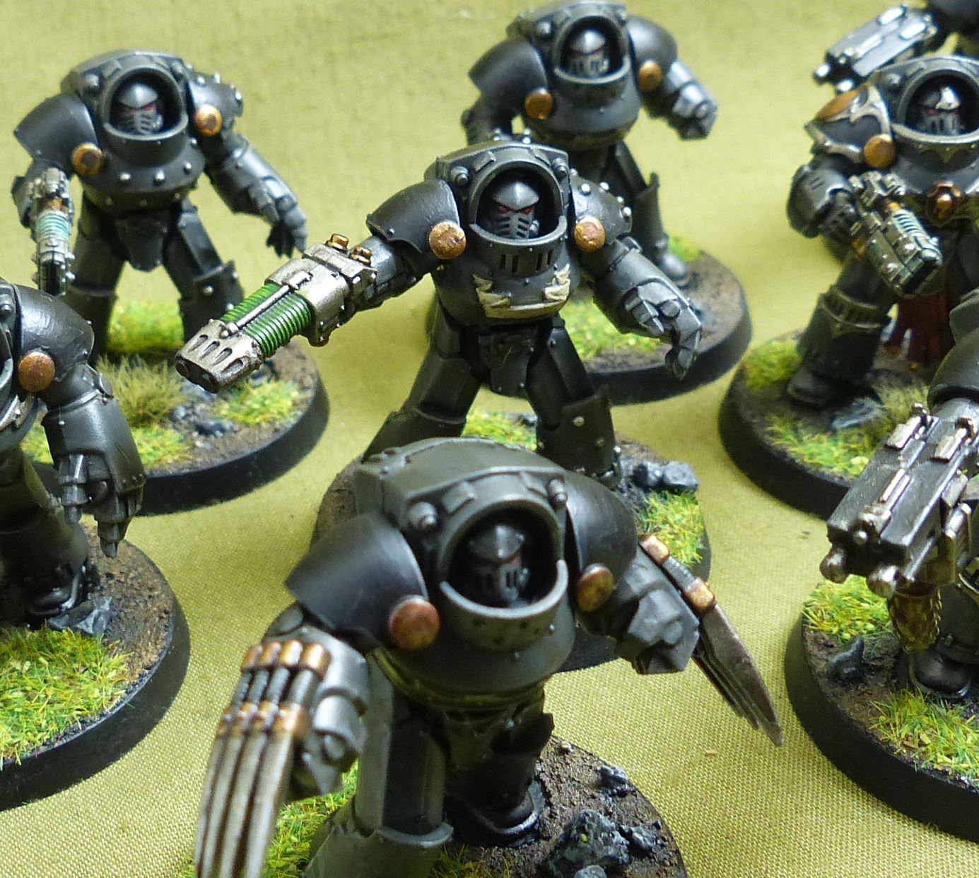 Legion Tartaros Terminator Squad painted - Adepta Astartes - Warhammer Horus Heresy #4XH