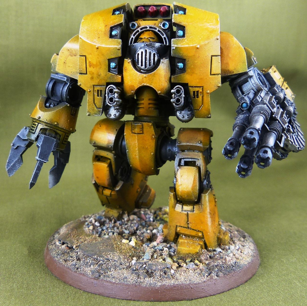 Leviathan Siege dreadnaught - Imperial Fist - painted - Warhammer AoS 40k #L7