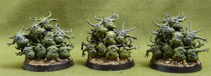 Nurglings painted - Chaos Daemons - Warhammer 40K #5C9