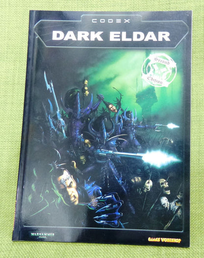 2nd Edition 2001 Dark Eldar Codex Softback Book - Warhammer AoS 40k #9J