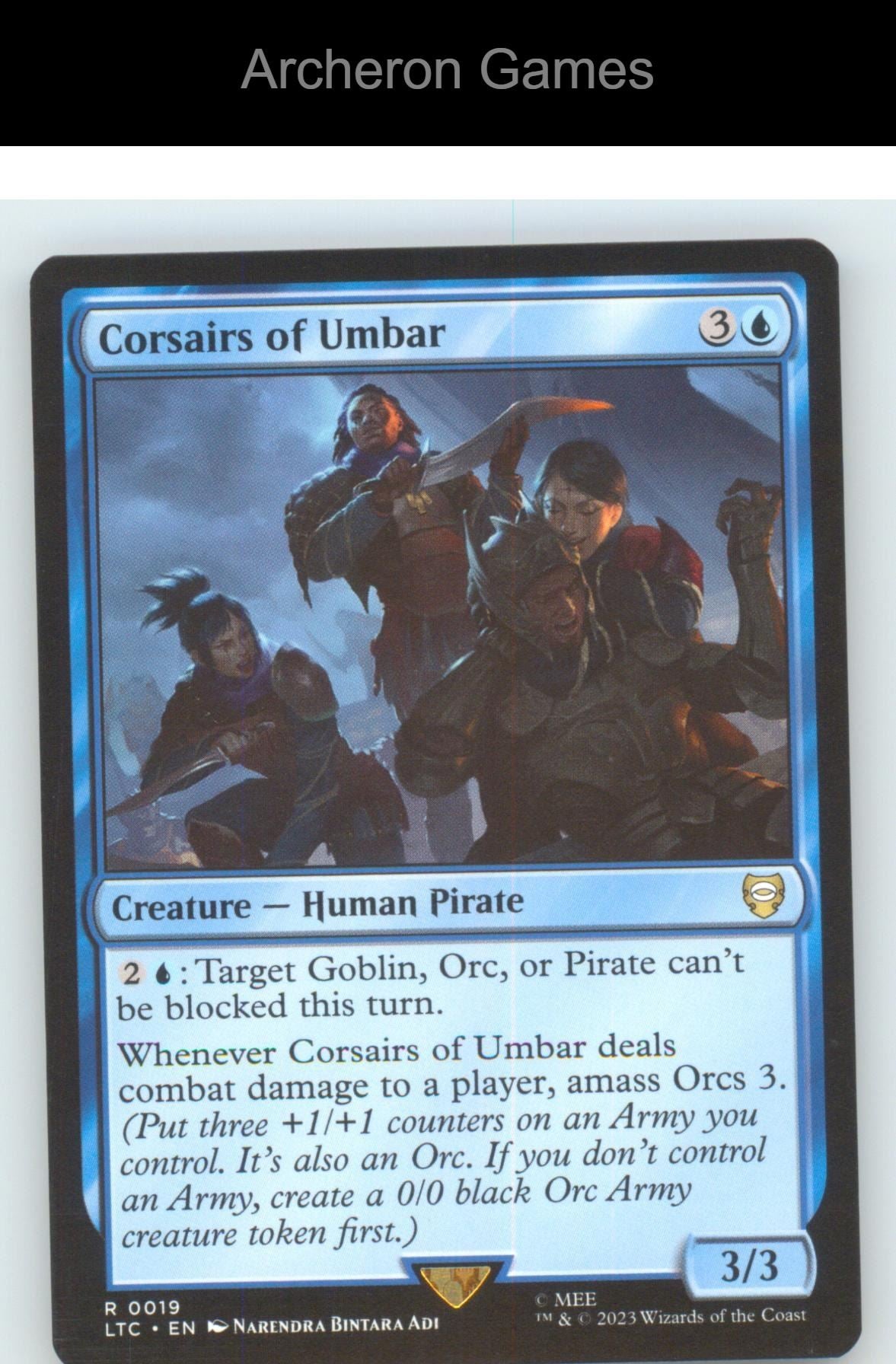 Corsairs of Umbar LTC 19 R MTG Card NM/EX+