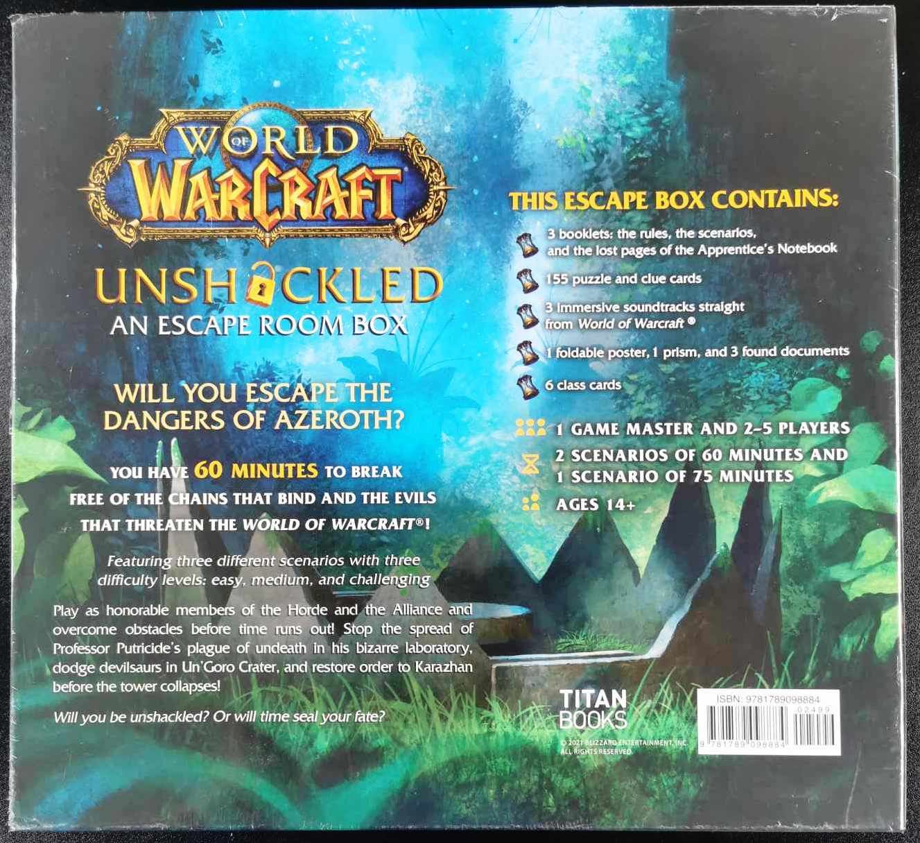 World of Warcraft: Unshackled An Escape Room Box - Boardgame #P3