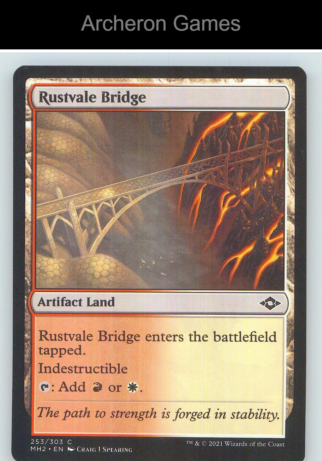 Rustvale Bridge MH2 253 C MTG Card NM/EX+
