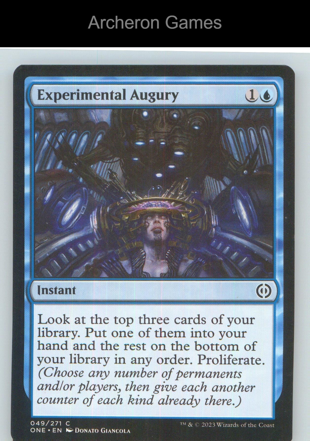 Experimental Augury ONE 49 C MTG Card NM/EX+