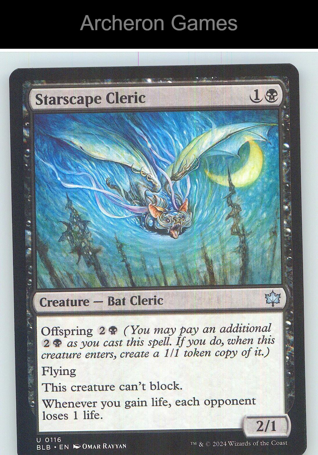 Starscape Cleric BLB 116 UC MTG Card NM/EX+