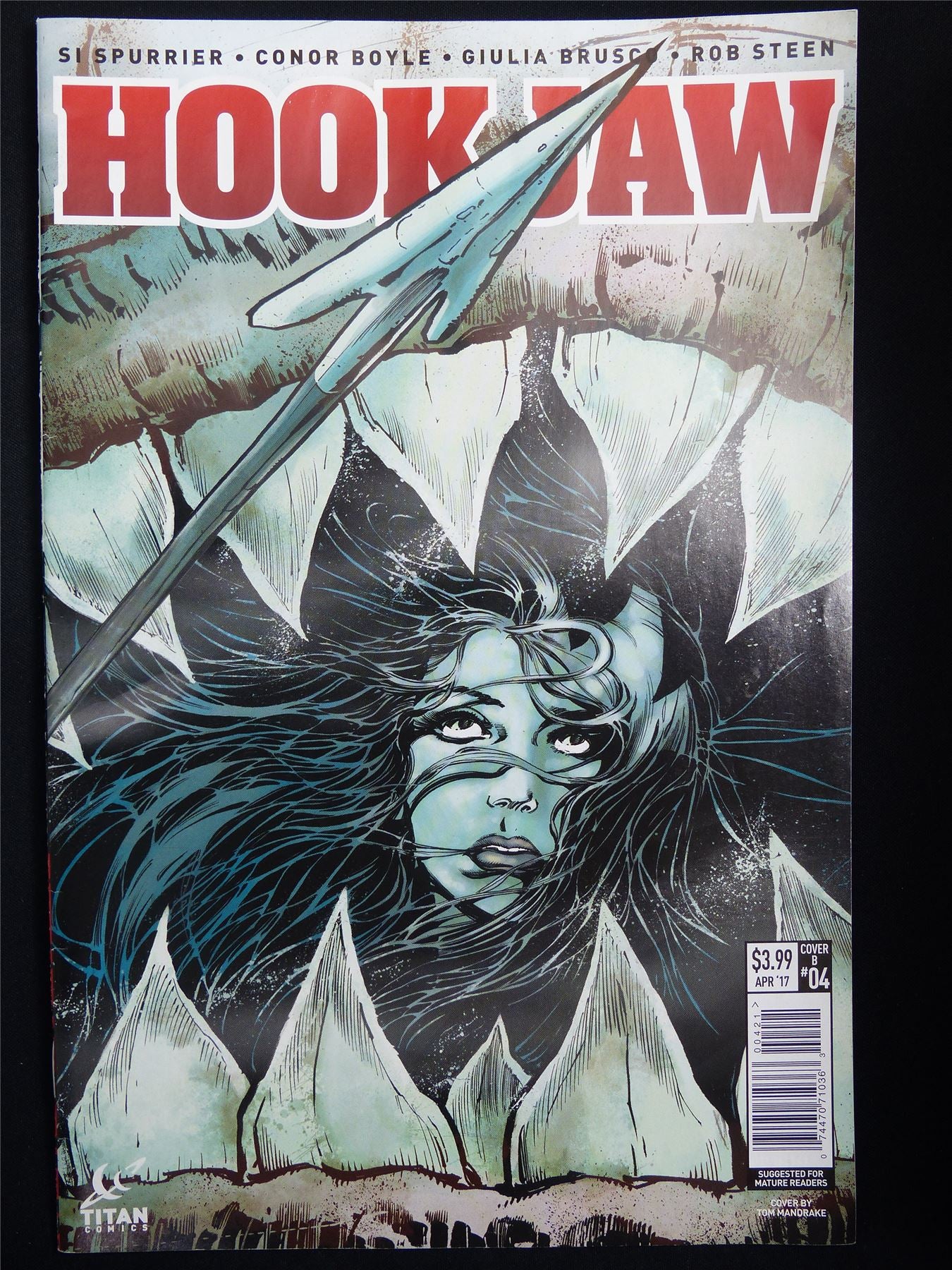 HOOK Jaw #4 Cvr B - B&B Titan Comic #2JQ