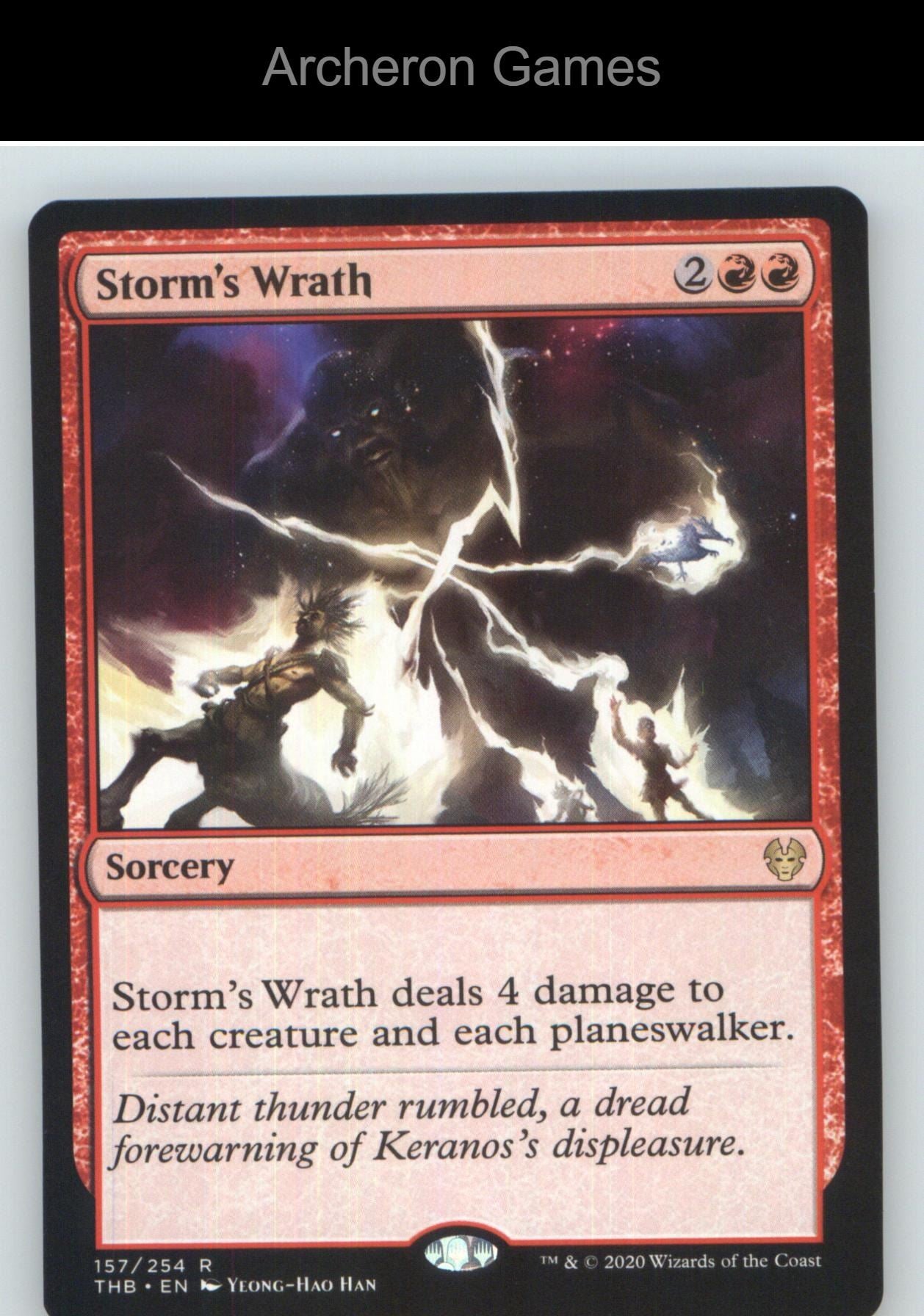 Storm's Wrath THB 157 R MTG Card NM/EX+