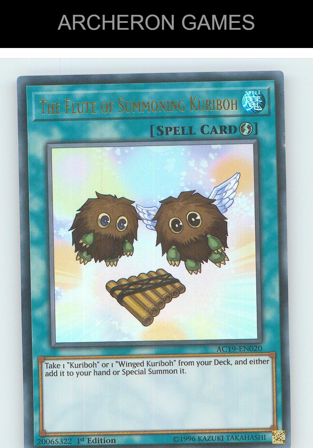 The Flute of Summoning Kuriboh Ultra Rare YUGIOH Card 1st Edition
