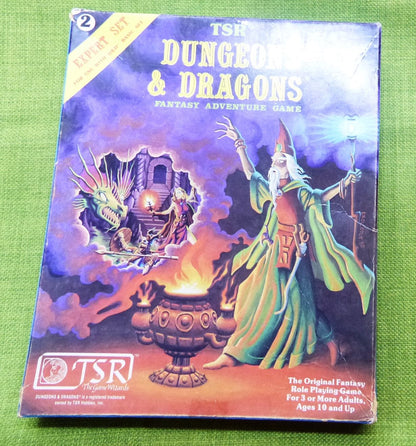 TSR 1980 Dungeons & Dragons - Expert Set Box Set #5Y