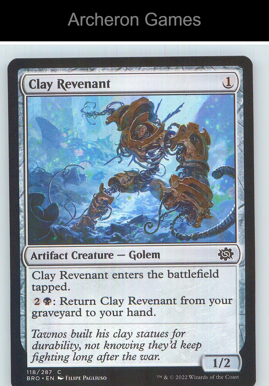 Clay Revenant BRO 118 C MTG Card NM/EX+