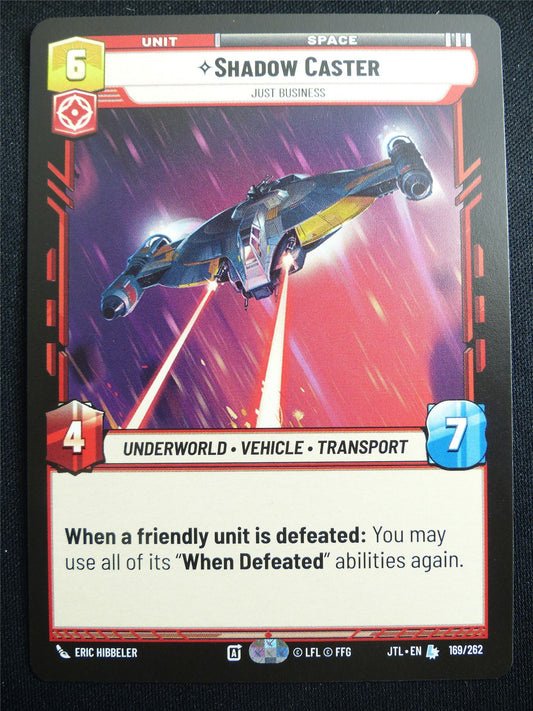 Shadow Caster 169/262 - Star Wars Unlimited Card #4G0