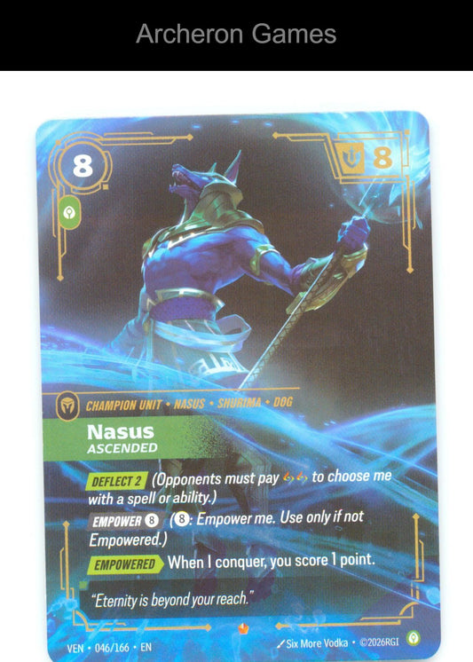 Nasus - Ascended VEN 046/166 Epic Vendetta Riftbound Card Foil
