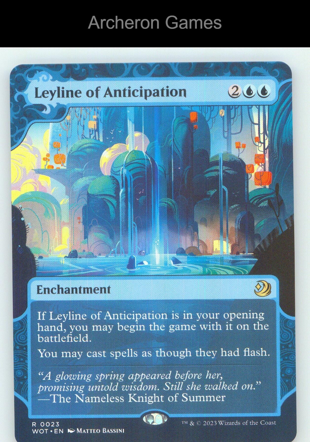 Leyline of Anticipation WOT 23 R MTG Card NM/EX+