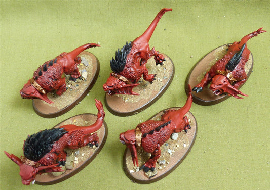 Flesh Hounds painted - Blades of Khorne - Warhammer AoS #KL