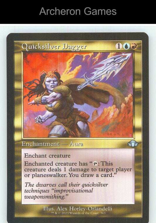 Quicksilver Dagger (Retro Frame) DMR 363 UC MTG Card NM/EX+