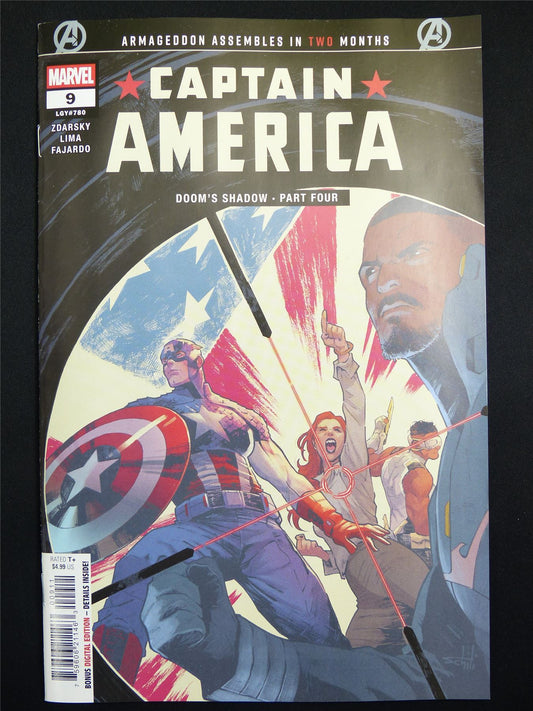 CAPTAIN America #9 Cvr A - Jun 2026 Marvel Comic #4J3