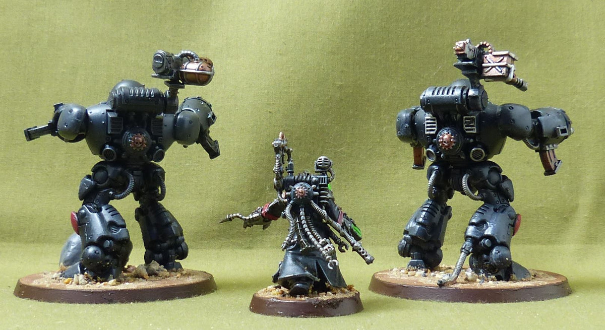 Kastelan Robots painted - Adeptas Mechanicus - Warhammer 40k #3M2