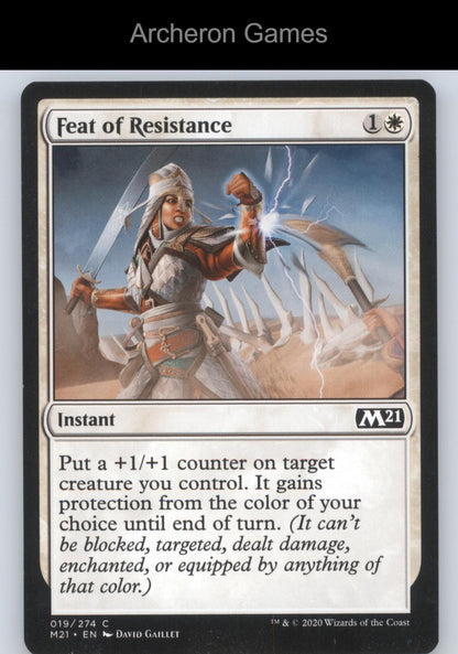 Feat of Resistance 19 C MTG Card Core Set 2021