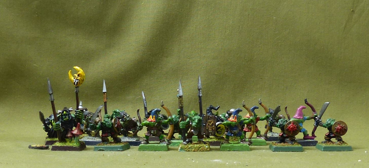 Classic Goblin Troop - Orcs & Goblins - Warhamer Fantasy #4WK