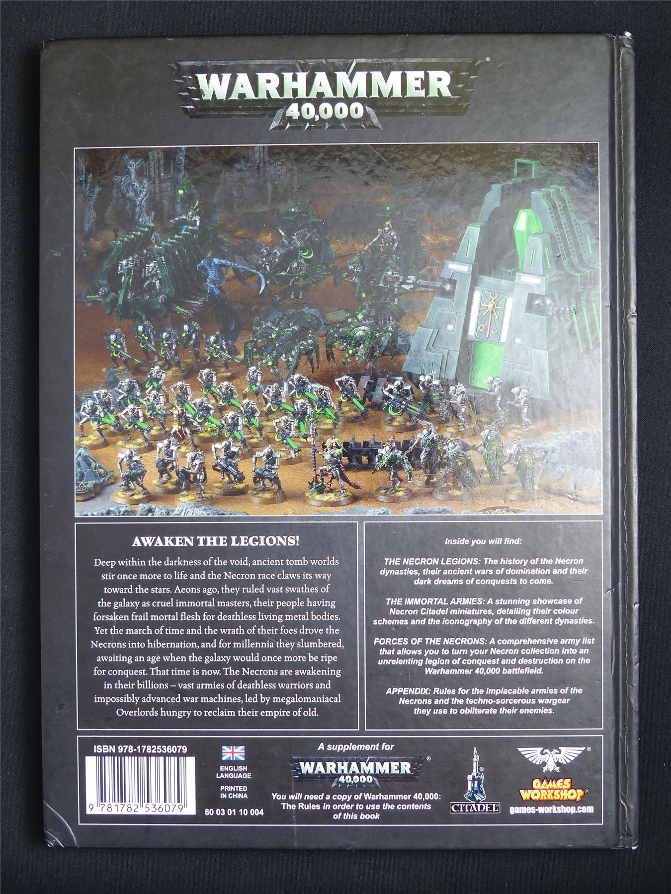 Necrons 8th Edition Codex - Warhammer 40K Hardback #1ZC