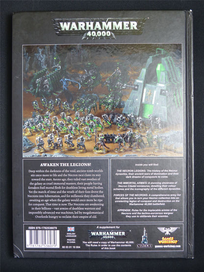Necrons 8th Edition Codex - Warhammer 40K Hardback #1ZC