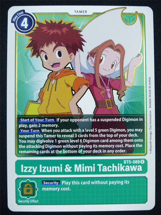 IZZY Izumi & Mimi Tachikawa BT5-089 R - Digimon Card #2IX