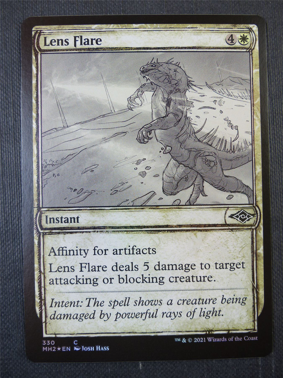 Lens Flare sketch Foil - Mtg Card #92I