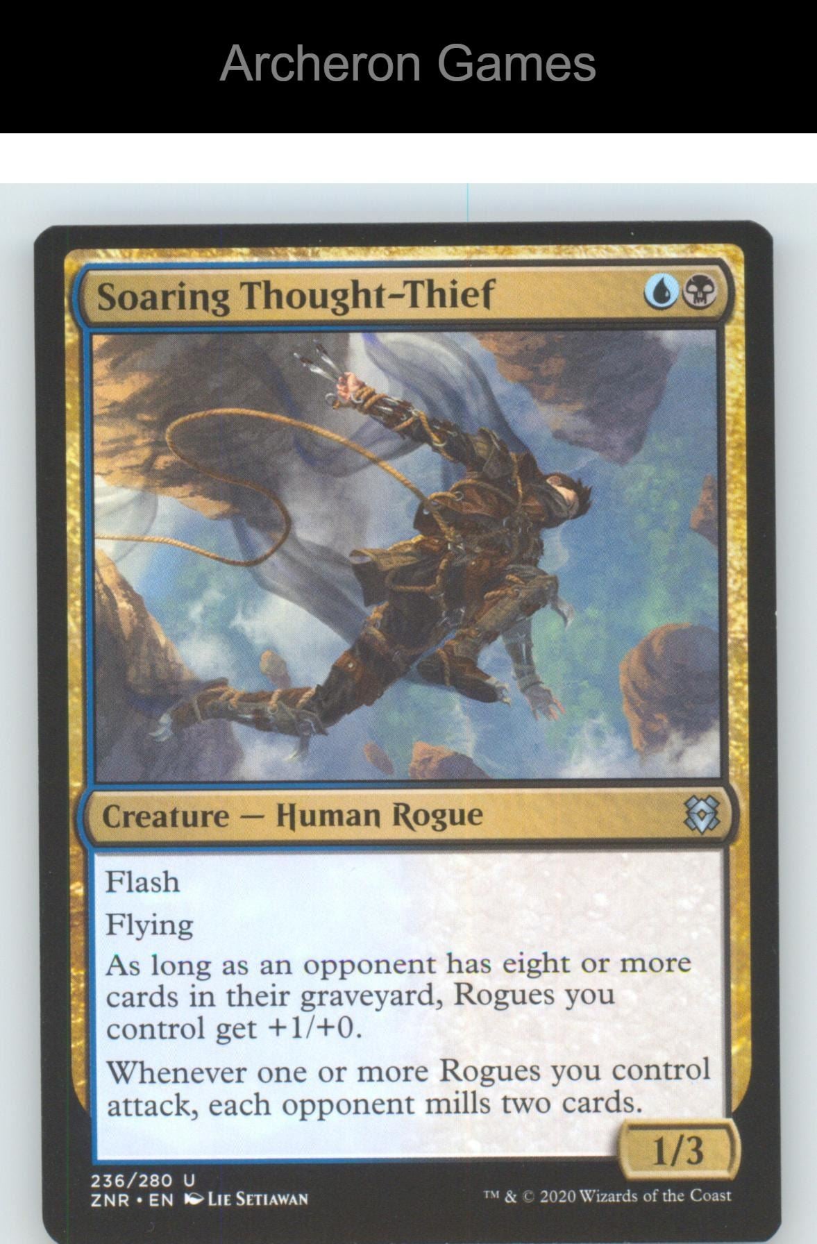 Soaring Thought-Thief ZNR 236 UC MTG Card NM/EX+