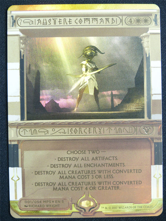 Austere Command Showcase Foil - MPS - Mtg Card #1YH