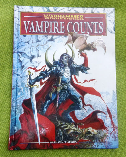 8th Edition 2011 Vampire Counts Hardback Book - Warhammer AoS 40k #8N