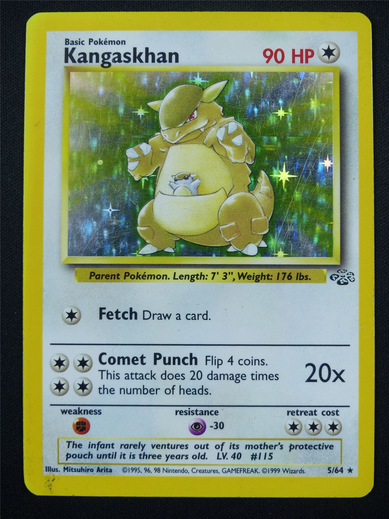 Kangaskhan 5/64 Holo played - Pokemon Card #5OM