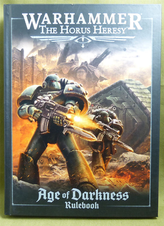 Age of Darkness 2nd Edition Rulebook hardback - Warhammer Horus Heresy #1A8
