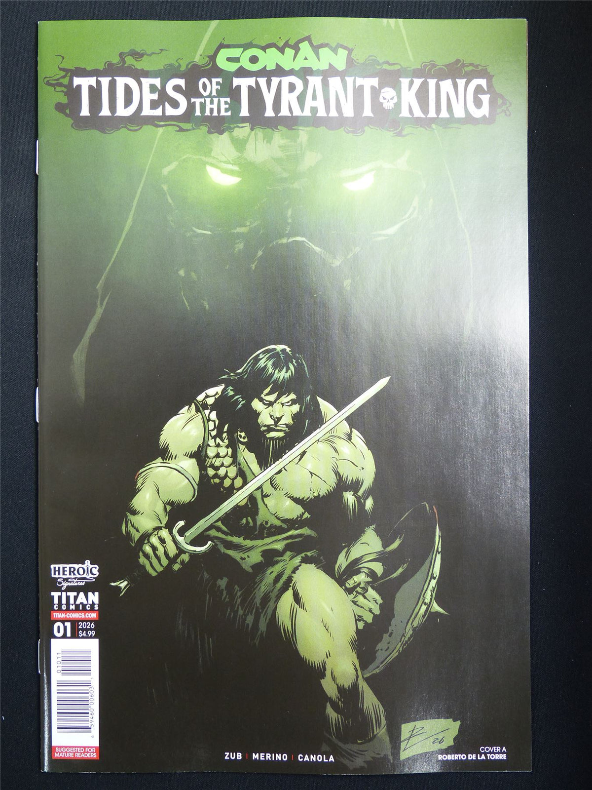 CONAN: Tides of the Tyrant King #1 Cvr A - Oct 2026 Titan Comic #4NH