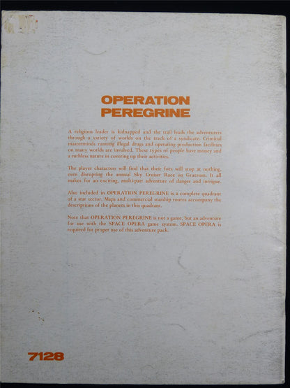 Space Opera: Operation Peregrine - Roleplay Booklet #2S8