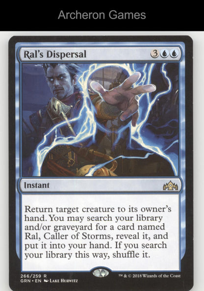 Ral's Dispersal 266 R MTG Card Guilds of Ravnica