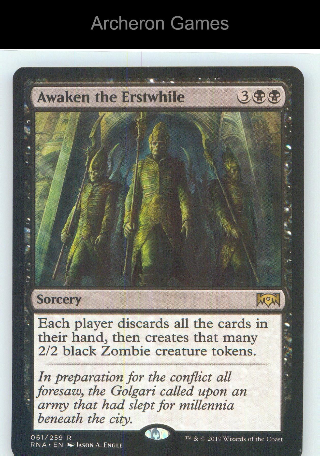 Awaken the Erstwhile RNA 61 R MTG Card NM/EX+