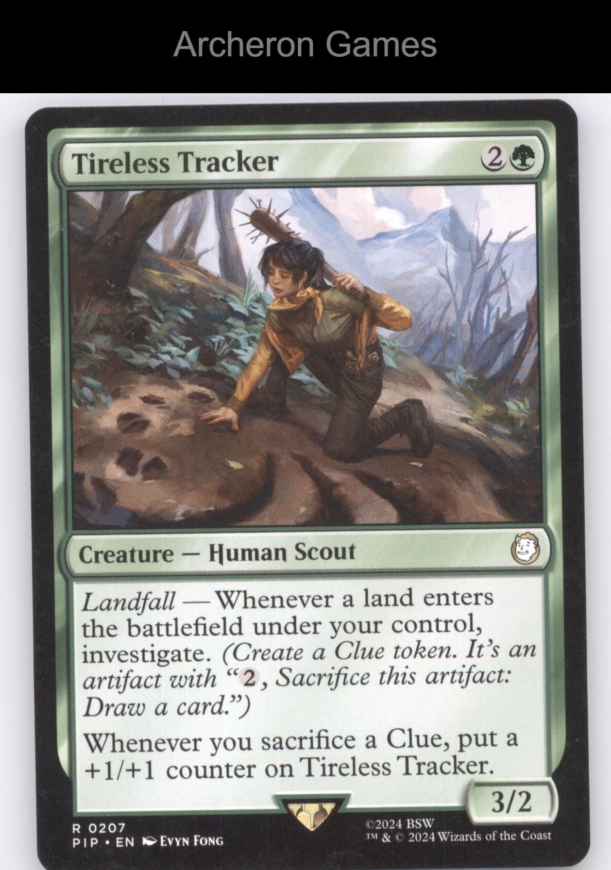 Tireless Tracker 207 R MTG Card Universes Beyond: Fallout