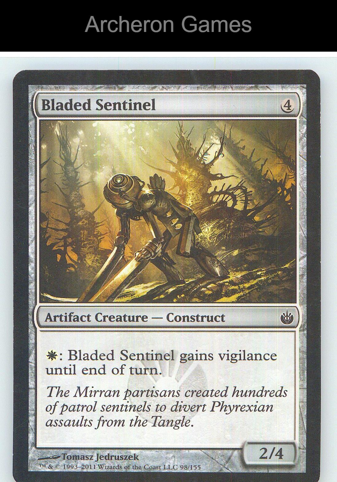 Bladed Sentinel MBS 98 C MTG Card NM/EX+