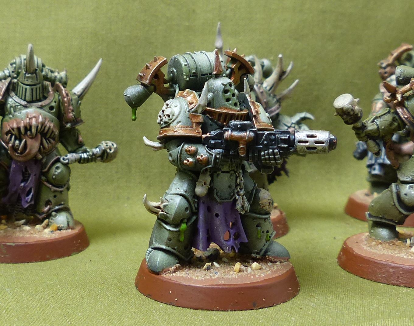 Plague Marines painted - Death Guard - Warhammer 40K #36X