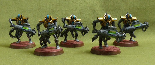 Immortals with Tesla Carbines painted - Necrons - Warhammer 40K #2D5