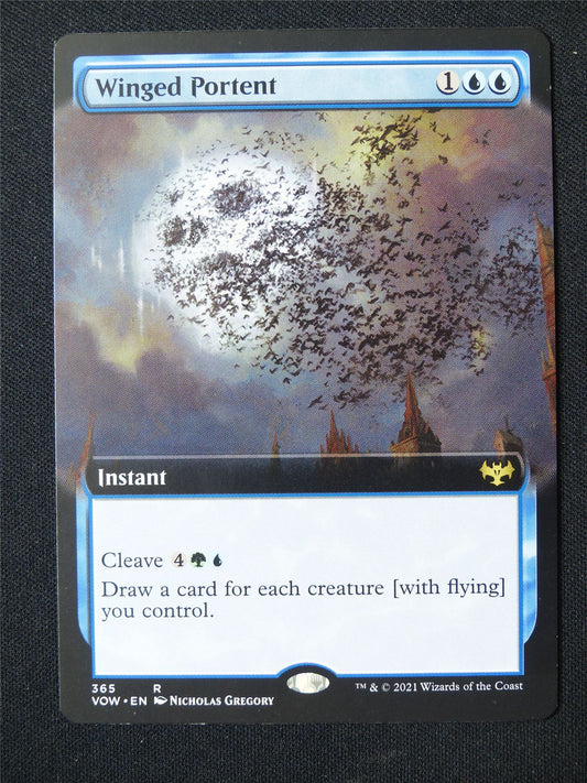 Winged Portent Extended Art - VOW - Mtg Card #7AP