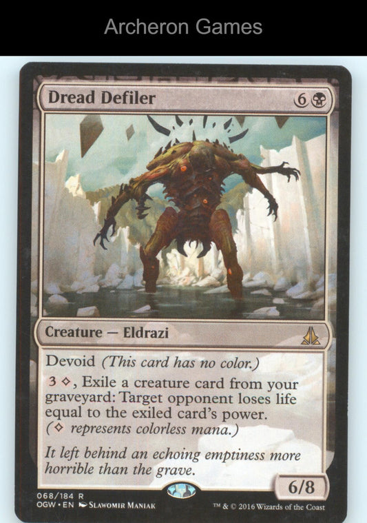 Dread Defiler 68 R MTG Card Oath of the Gatewatch