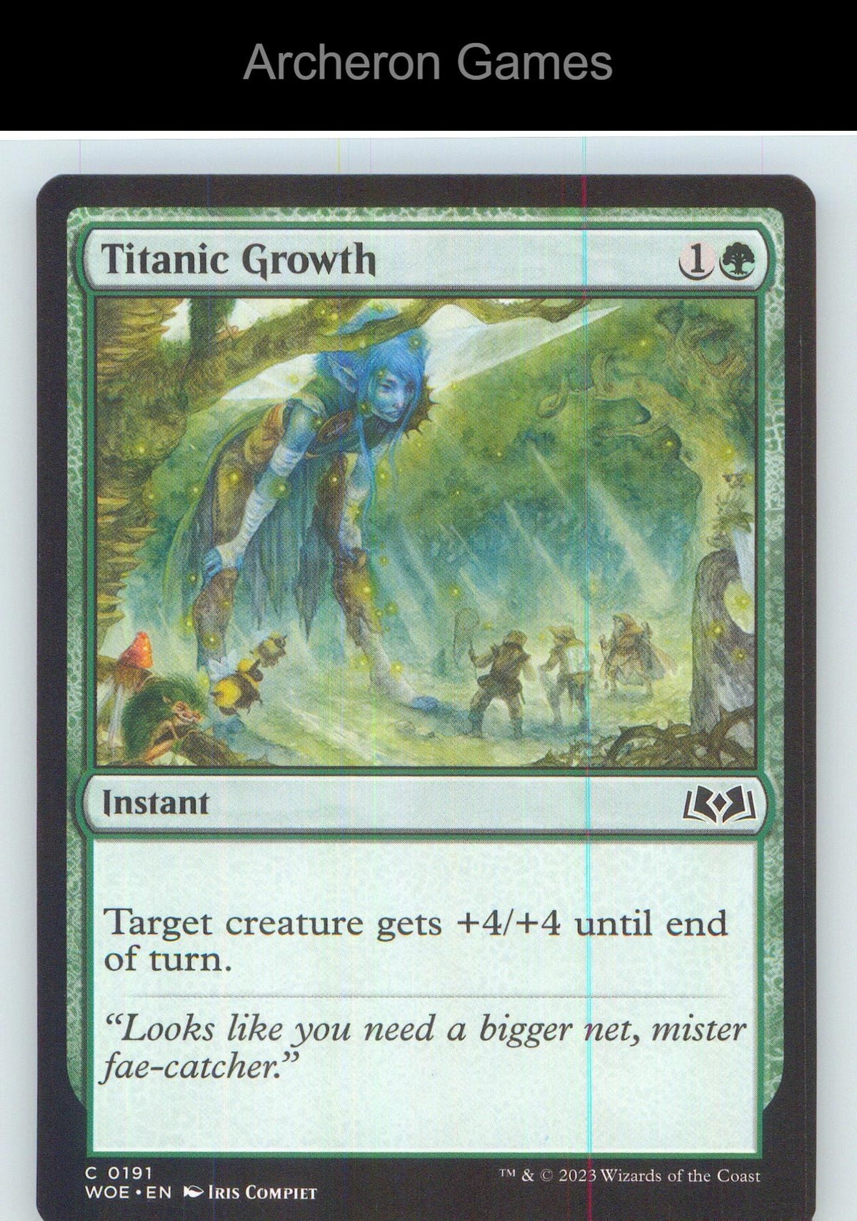 Titanic Growth WOE 191 C MTG Card NM/EX+