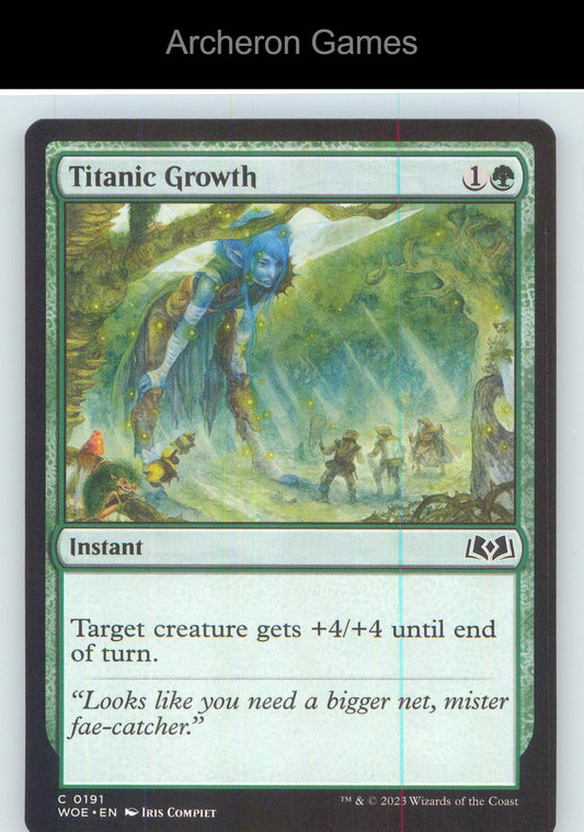 Titanic Growth WOE 191 C MTG Card NM/EX+