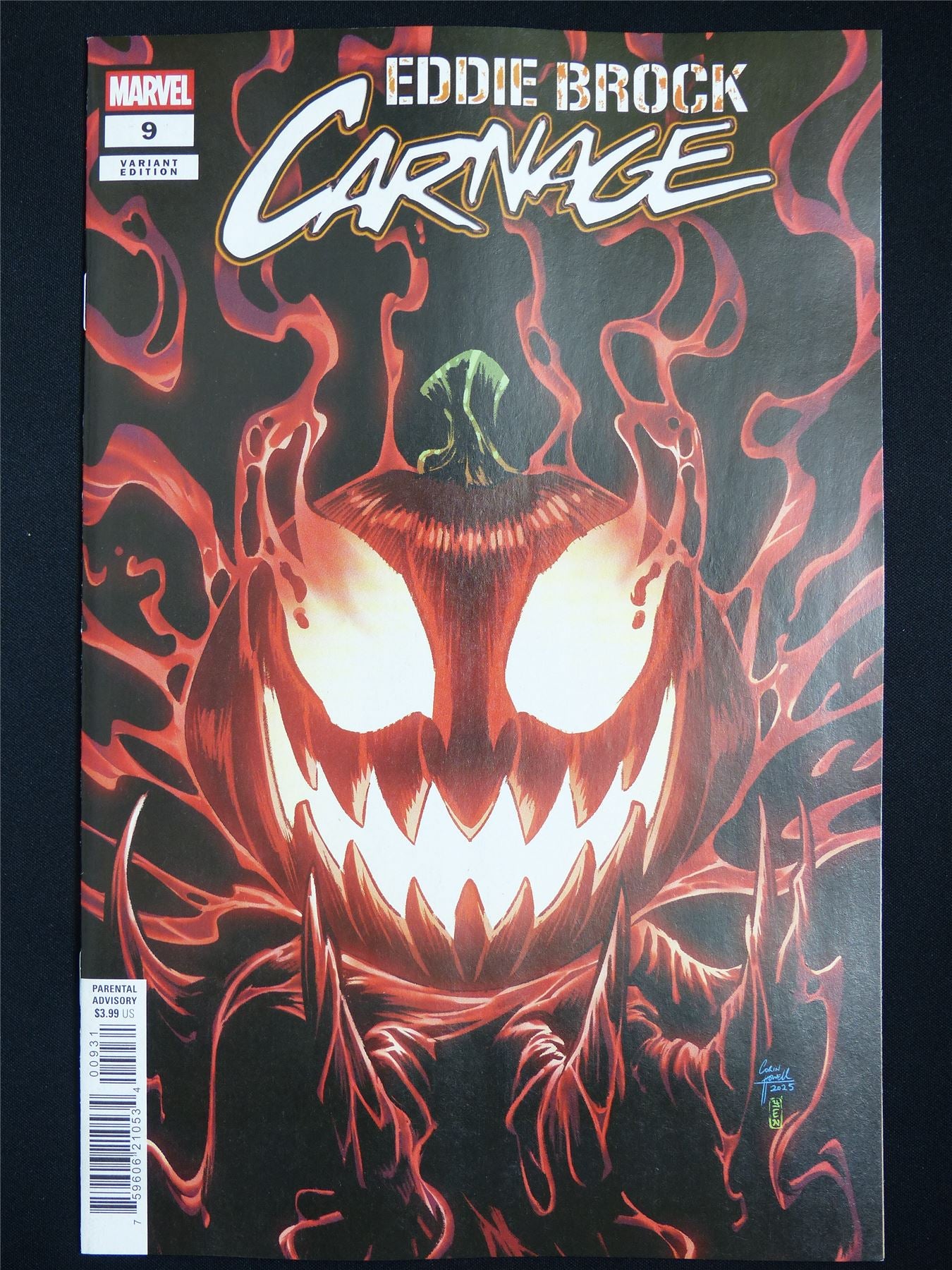 Eddie Brock CARNAGE #9 Variant - Dec 2025 Marvel Comic #4WR