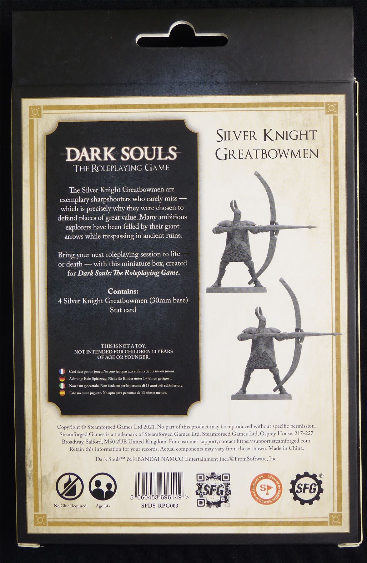 Silver Knight Greatbowmen - Dark Souls Roleplaying Game Miniatures #3KM