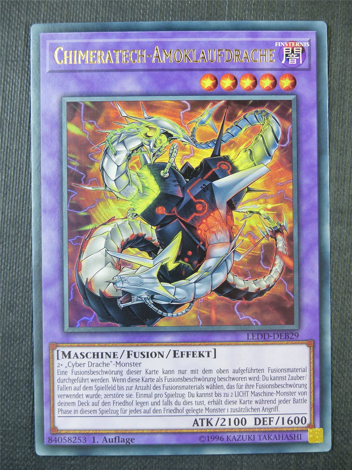 Chimeratech Overdragon LEDD Ultra Rare Deutsch - 1st ed Yugioh Card #77H