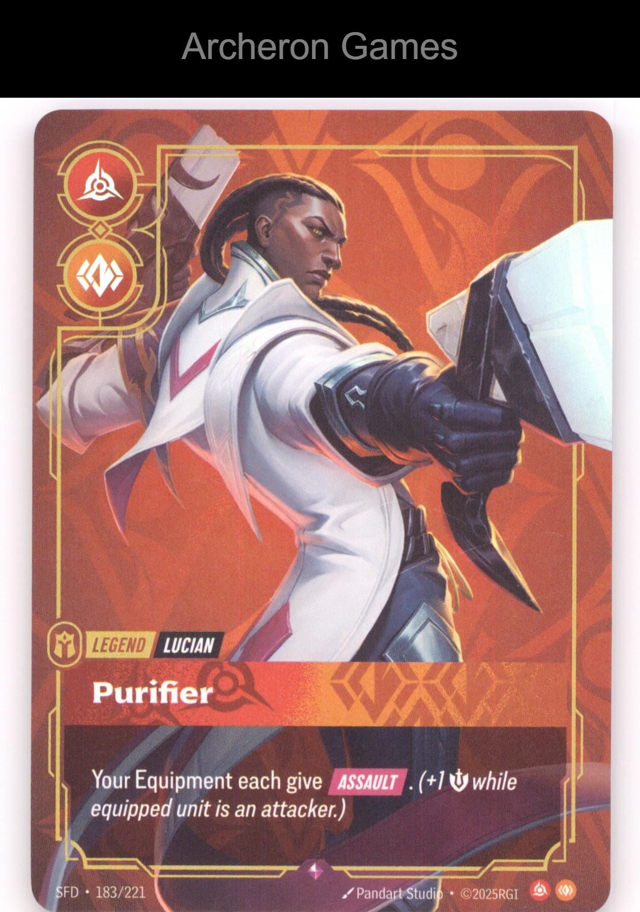 Lucian - Purifier SFD 183/221 R  Card Spiritforged
