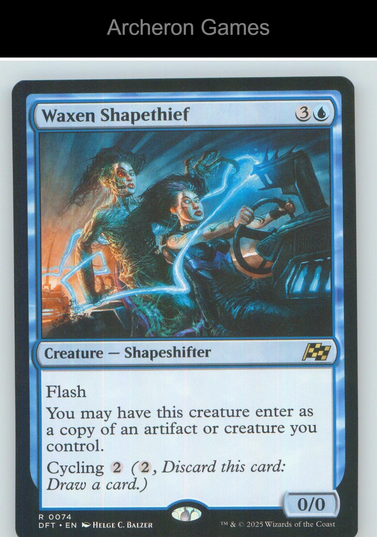 Waxen Shapethief DFT 74 R MTG Card NM/EX+