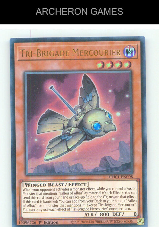 Tri-Brigade Mercourier UR YUGIOH Card 1st Edition